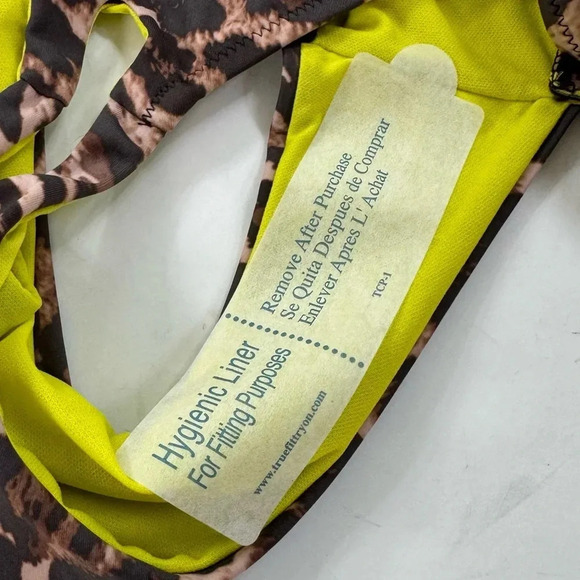 Bar III Women's Beach Cheetah Printed High Rise Bikini Bottoms Size S NWT - Picture 7 of 9